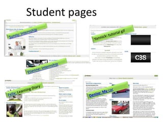 Student pages
 