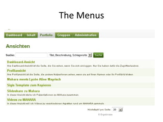 The Menus
 