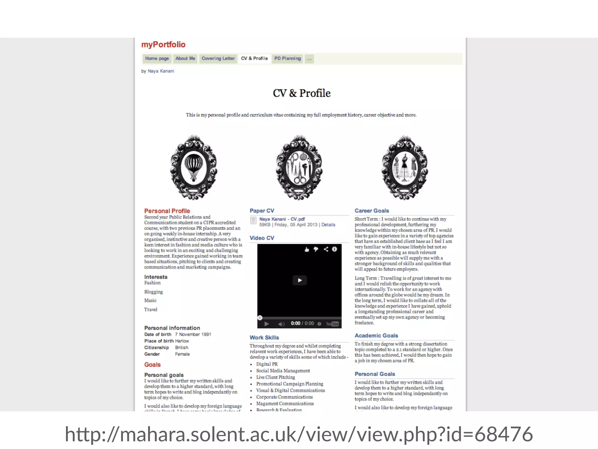 h"p://mahara.solent.ac.uk/view/view.php?id=68476