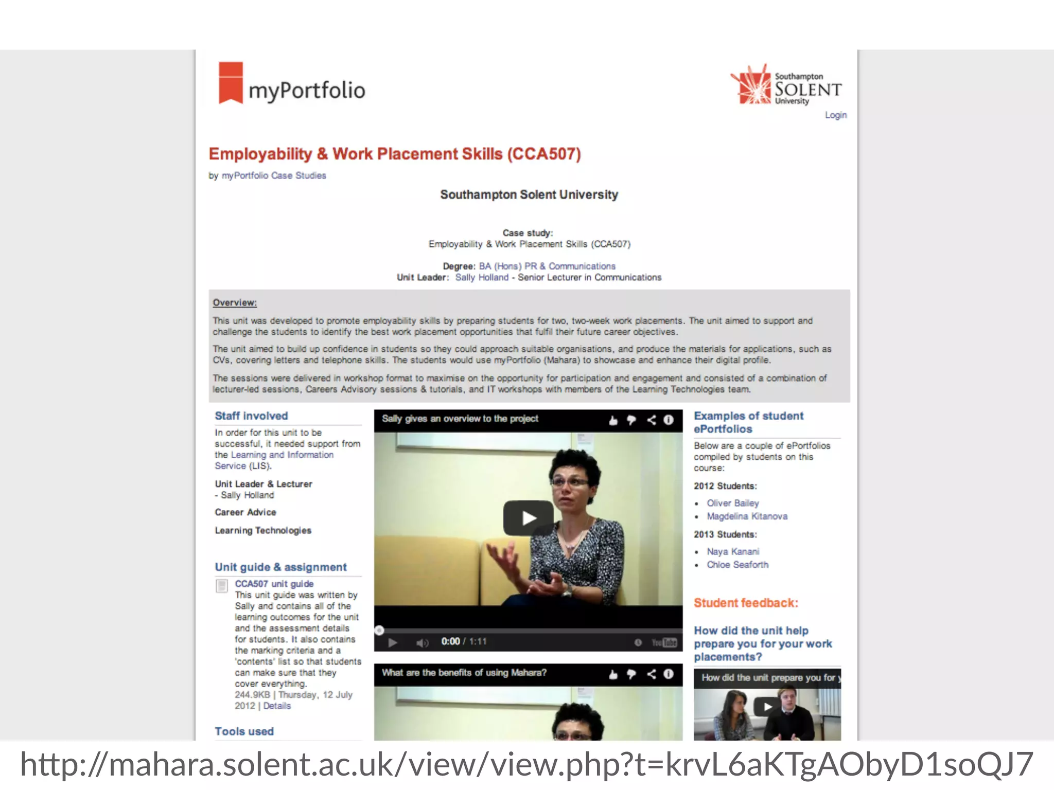 h"p://mahara.solent.ac.uk/view/view.php?t=krvL6aKTgAObyD1soQJ7