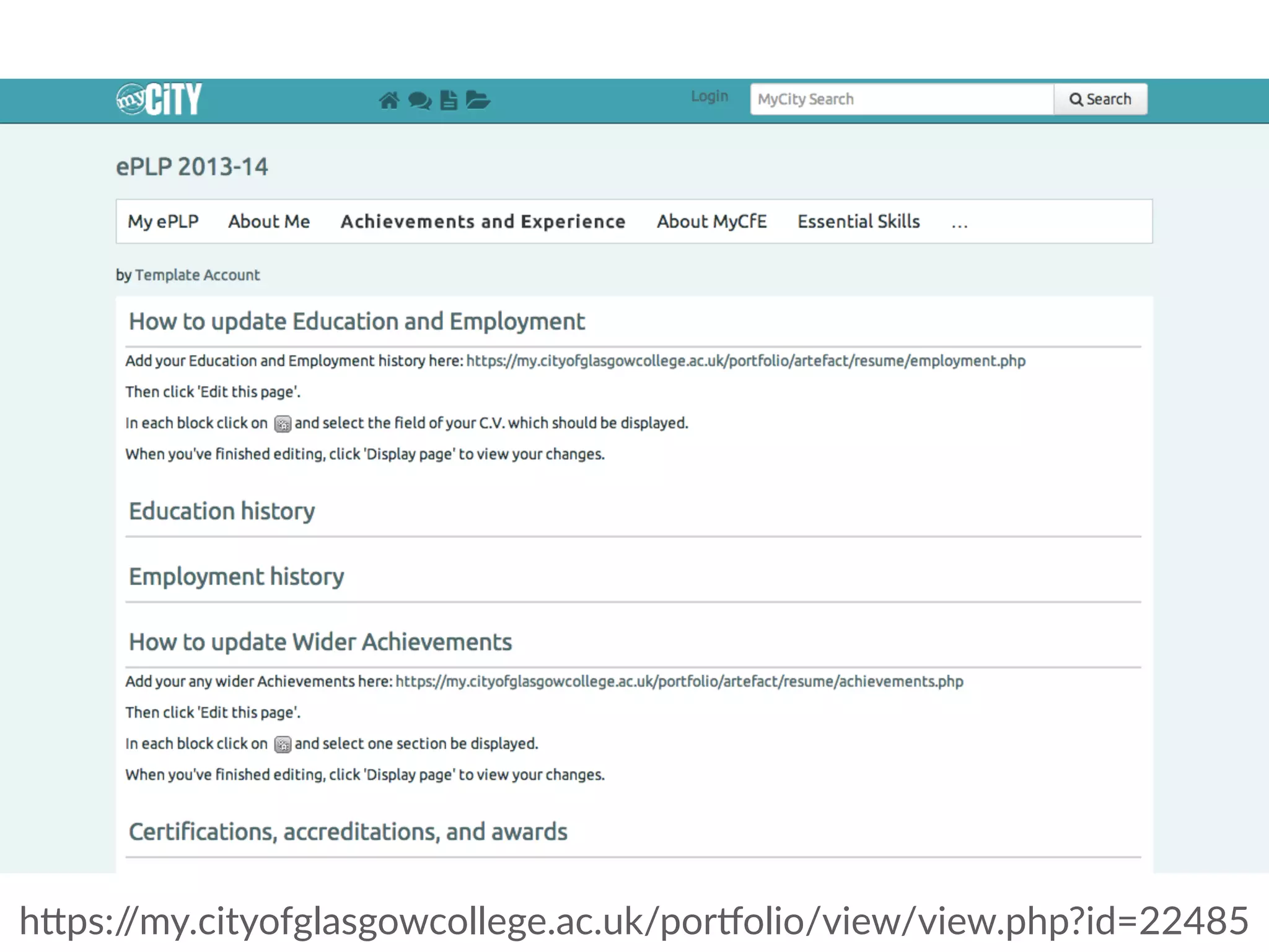 h"ps://my.cityofglasgowcollege.ac.uk/porTolio/view/view.php?id=22485