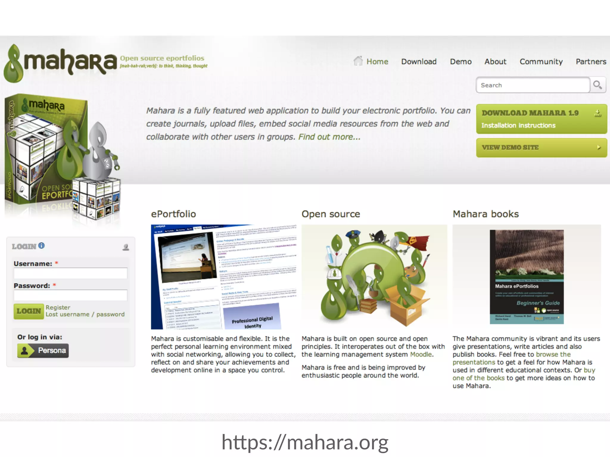h"ps://mahara.org