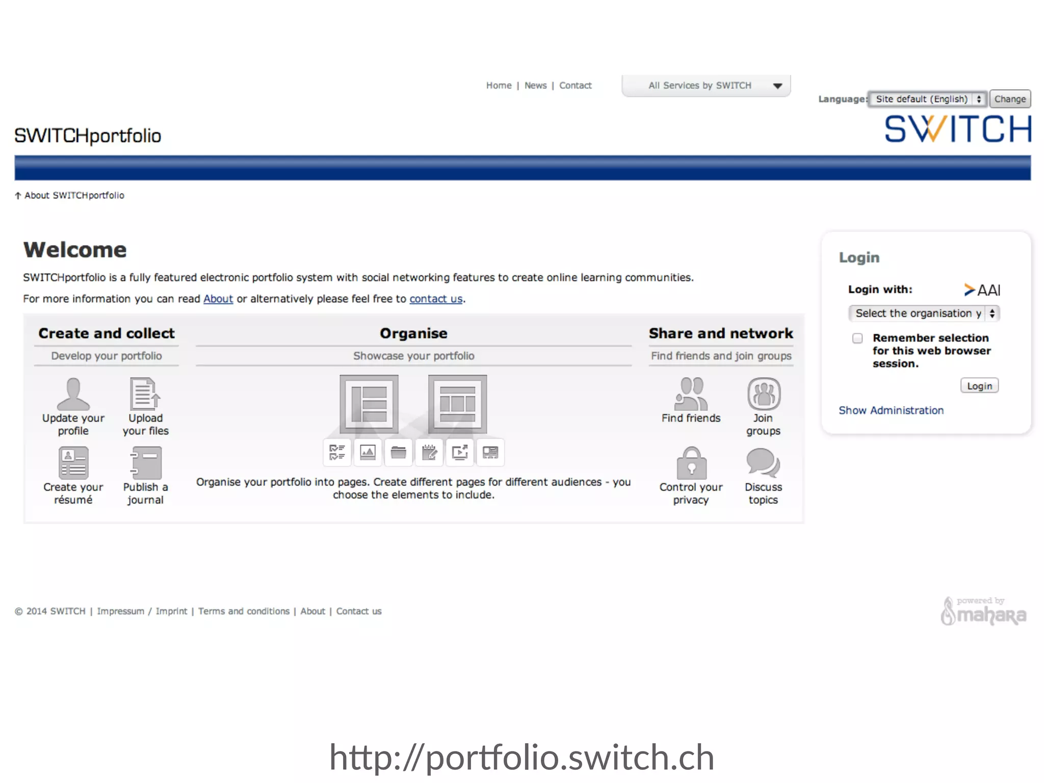 h"p://porTolio.switch.ch