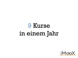 9 Kurse
in einem Jahr
 