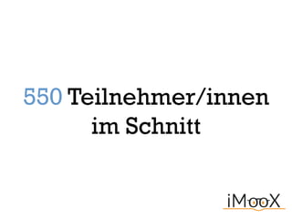 550 Teilnehmer/innen
im Schnitt
 