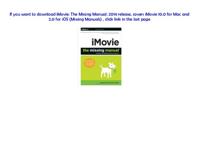 Photos for mac and ios the missing manual 2
