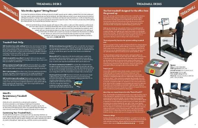 Thermodesk Uptown Treadmill Desk Workstation