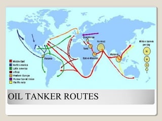 OIL TANKER ROUTES
 