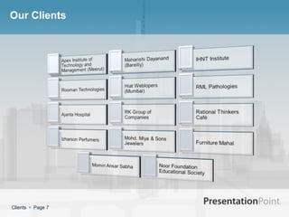 Our Clients




Clients  Page 7
 