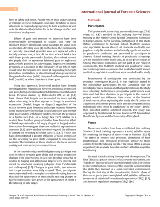 Impact of Acute Stress on Attentional Orienting to Social Cues | PDF