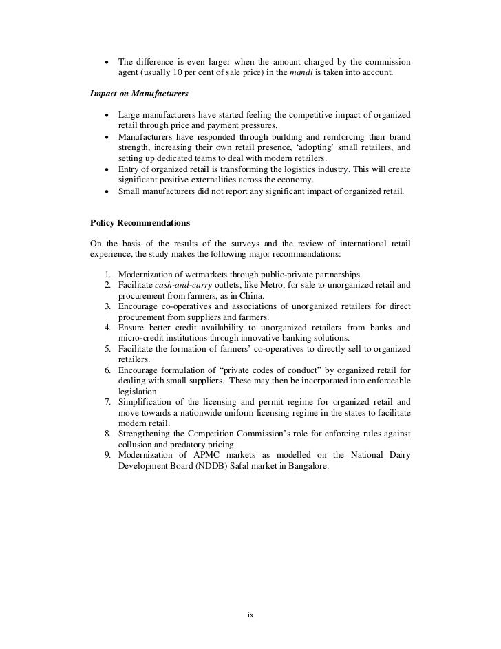 impact of organized retailing on unorganized Impact of organized retailing on the unorganized sector in india - download as powerpoint presentation (ppt / pptx), pdf file (pdf), text file (txt) or view presentation slides online. impact of organized retailing on unorganized Impact of organized retailing on the unorganized sector in india - download as powerpoint presentation (ppt / pptx), pdf file (pdf), text file (txt) or view presentation slides online.