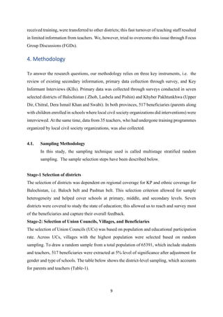 Impact of school facilities and teachers’ training on child education | PDF