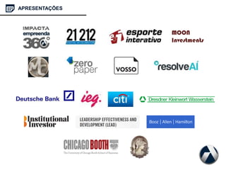 APRESENTAÇÕES
MOON
Investments
 