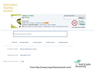 From http://www.impactfactorsearch.com/
 