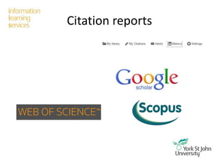 Citation reports
 