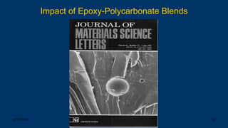 3/17/2023 13
Impact of Epoxy-Polycarbonate Blends
 