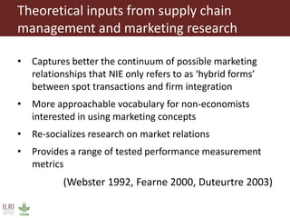 A conceptual framework to evaluate the impact of innovation platforms on agrifood value chains development