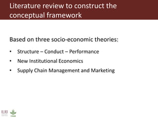 A conceptual framework to evaluate the impact of innovation platforms on agrifood value chains development