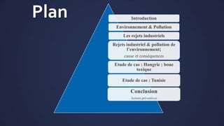 Impact des rejets industriels sur la pollution de l'environnement | PPTX