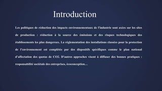 Impact des rejets industriels sur la pollution de l'environnement | PPTX