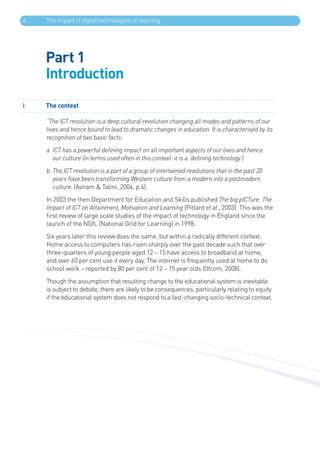 The impact of digital technology: A review of the evidence of the ...