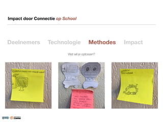 Impact door Connectie op School (presentatiedag innovatieprojecten Koninklijke Bibliotheek)