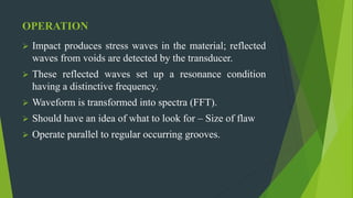 IMPACT ECHO TEST on destructive Test .pptx