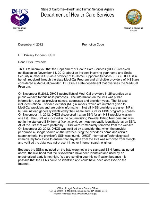 impacted dhcs notification letter final for print 120412 4 notification letter