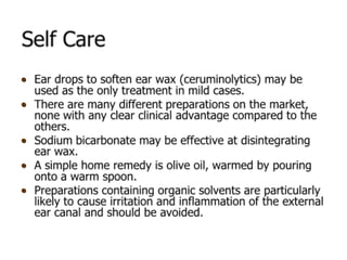 Impacted wax