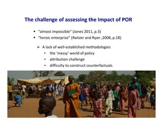 Impact Evaluation of Policy Oriented Research: why should CIAT engage with it now (and how to do that)?