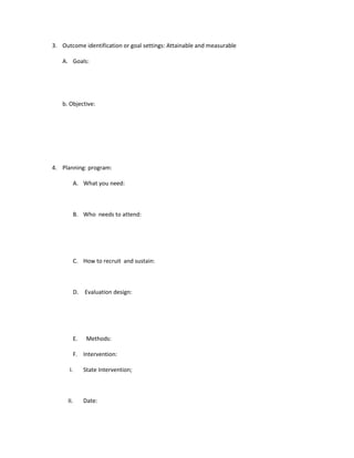 Impact Evaluation Worksheet Docx