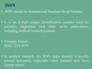 Impact factor, ranking. indexing.Hindex, doi pptx | PPTX