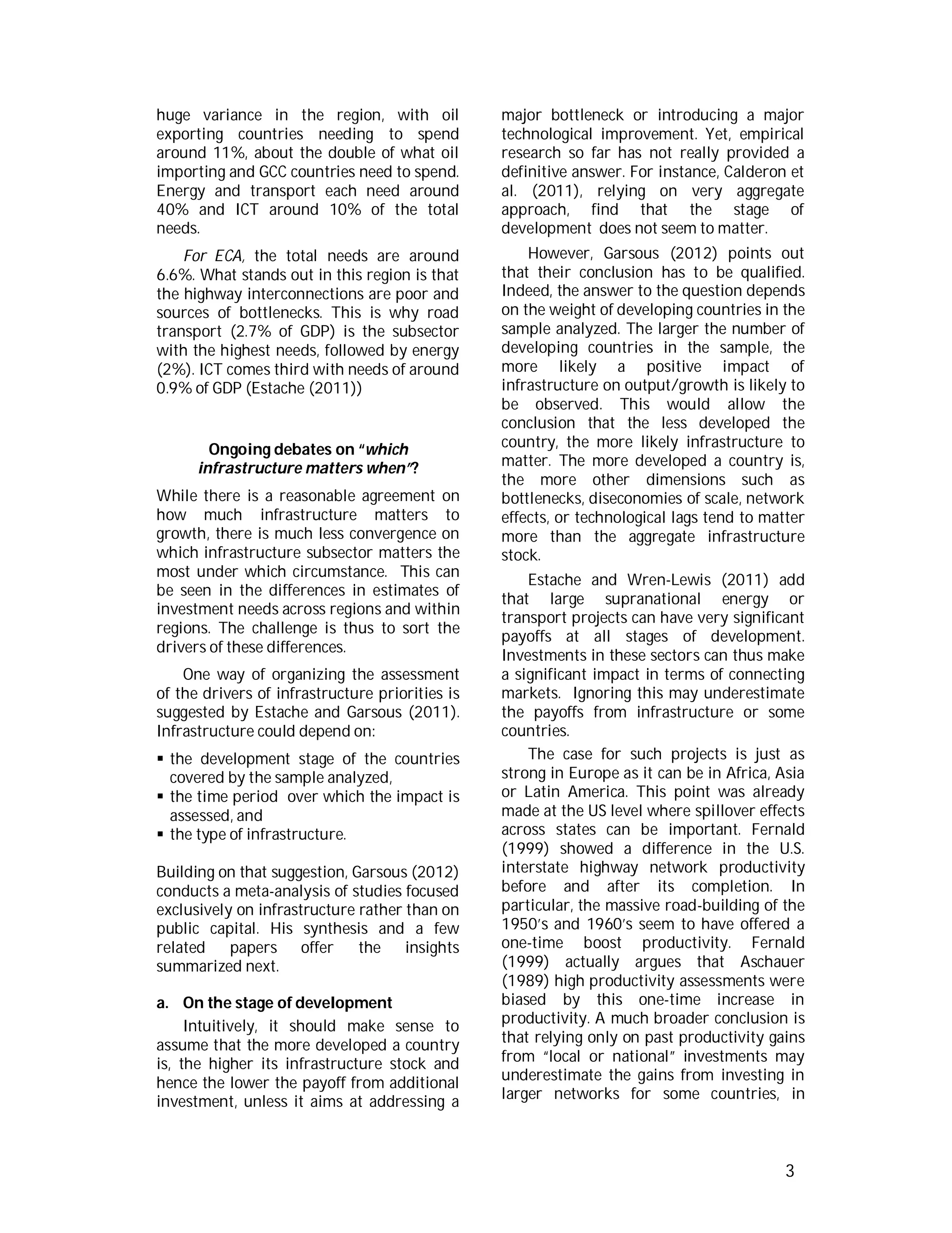 Impact infrastructure on economic growth | PDF