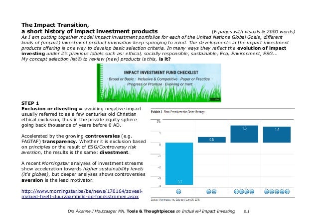 Impact Investment Funds Checklist