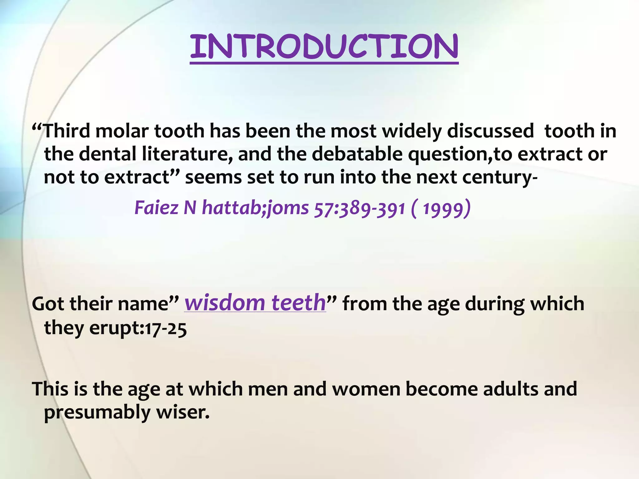 IMPACTION IN ORAL SURGERY | PPTX