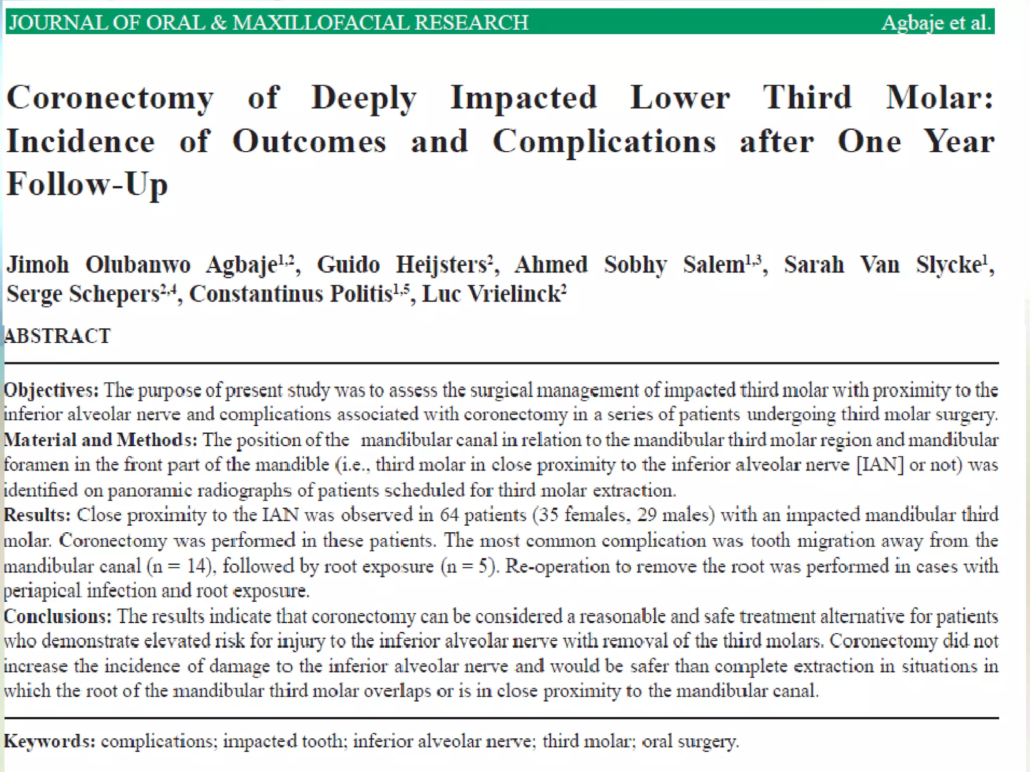IMPACTION IN ORAL SURGERY | PPTX