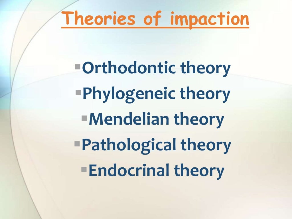 IMPACTION IN ORAL SURGERY