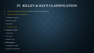 Kay Classification Impaction- definition, theories, indications, surgical techniques | PPTX