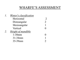 Management of Impacted third molars | PPTX