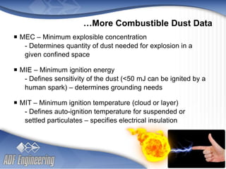 Impact of the New NFPA 652 Combustible Dust Standard | PPTX