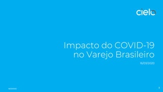 Impacto do COVID-19
no Varejo Brasileiro
16/03/2020
16/03/2020
1
 