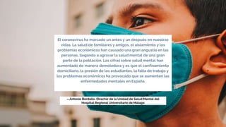 El impacto de la Covid-19 en la salud mental: la pandemia invisible | PPTX
