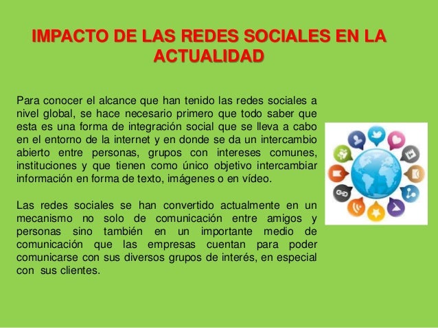 Articulo De Opinion Sobre Las Redes Sociales