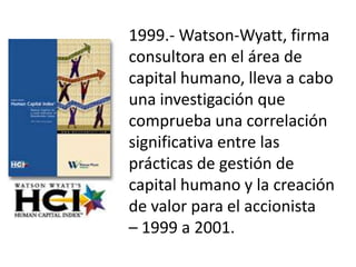MUESTRA2: empresas que utilizan, además de los tradicionales, indicadores relacionados de alguna manera a valor monetario vgr.: presupuesto de gastos y/o costeo de procesos de RRHH.3: empresas que utilizan indicadores relacionados a resultados que el negocio busca.http://jesuslechuga.com/8