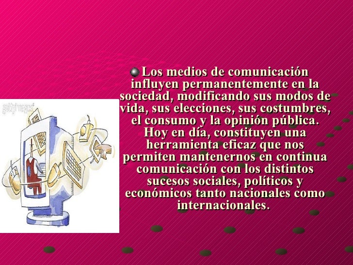 Medios De Comunicacion Masiva Y Su Impacto En La Sociedad - Descargar ...