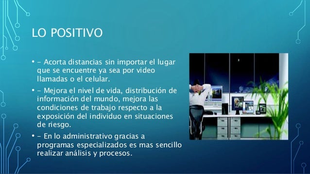 Impacto de la tecnologia en la sociedad