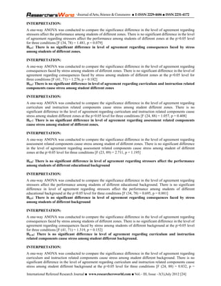 Impact of academic stress on students | PDF