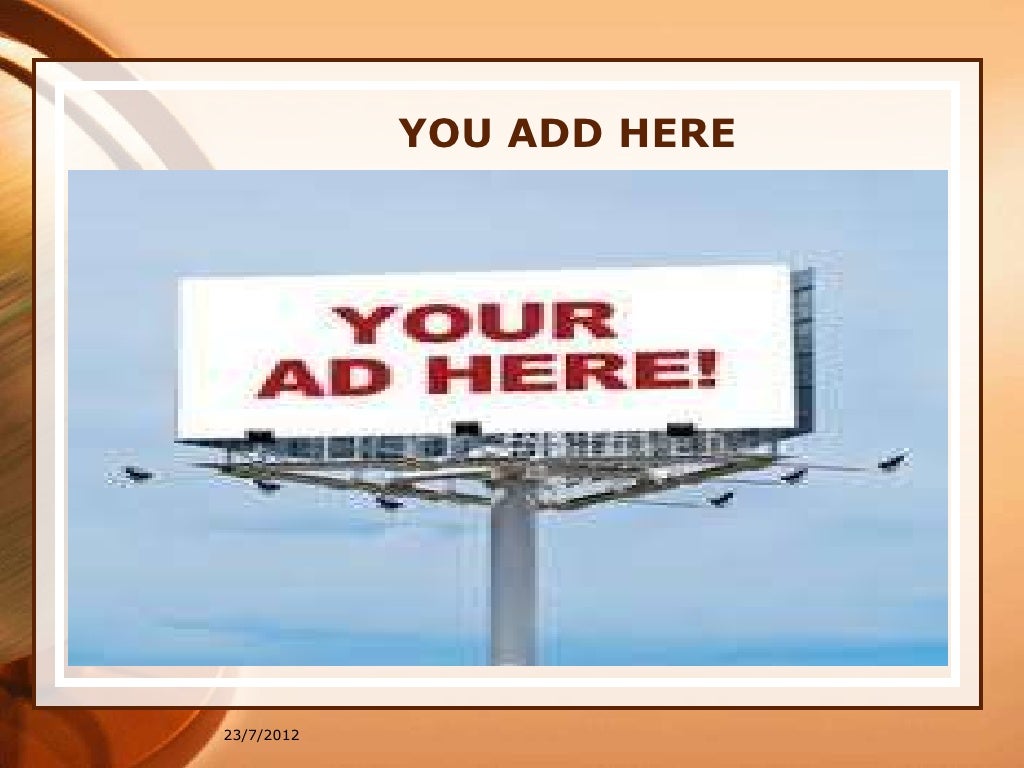 Impact of advertisement