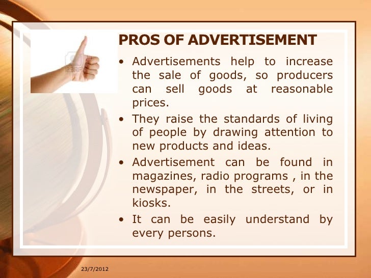 Impact of advertisement