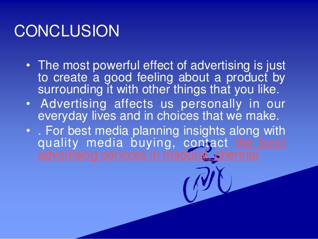 conclusion about advertising essay